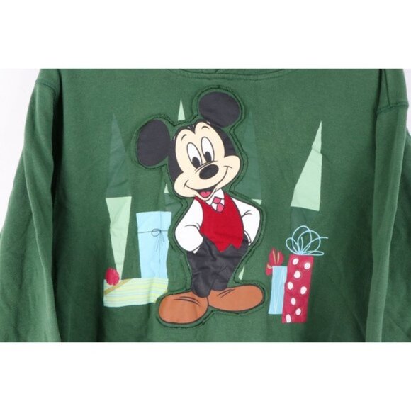 Disney Shanghai Disneyland Christmas Mickey Mouse Hoodie Sweatshirt - Picture 4 of 8